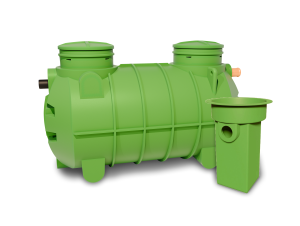 Osadnik gnilny 2,5m3 HDPE R 2-kom. + filtr